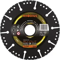 Rhodius 303388 DG 210 ALLCUT Diamanten doorslijpschijf Diameter 125 mm Steen 1 stuk(s)