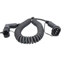 Ks Tools 117.7350 eMobility laadkabel 8 m Spiraalkabel