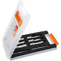 Fein kernboor Ultra 35, D 12 mm, schacht Quick IN, hardmetaal opgelegd, snijdiepte 35 mm, L 77 mm, 4 tanden