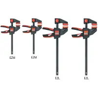 Bessey Set van vier enkelvoudige klemmen, type EZM-EZL