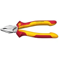 Wiha Combinatietang Professional electric met DynamicJoint en OptiGrip met extra lang snijvlak | 180 mm | 7" - 27418 - 27418