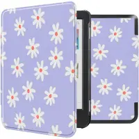 IMoshion Design Slim Hard Case Bookcase voor de Kobo Clara Colour / BW - Flowers Distance