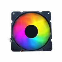Gembird CPU koelventilator met multicolor verlichting, 12 cm, 100 W, 4 pin