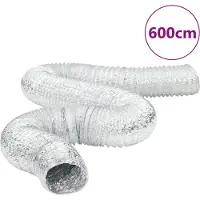 vidaXL Ventilatieslang Ø12,5 cm 6 m aluminium