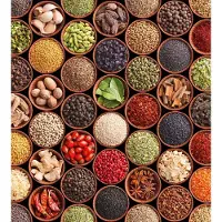 Dimex Fotobehang - Spice Bowls 225x250cm - Vliesbehang