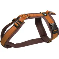AnnyX Hondentuig - Y-tuig - Amber/Bruin - maat XL - Borstomvang 78-105cm - Gewicht hond 35-80 kg