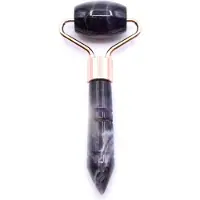 Ancient Wisdom - Edelsteen - Mini roller amethist multicolor messing - Feng Shui - geluksmunt - rijkdom - voorspoed - decoratie - energie