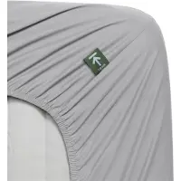 Beddinghouse - Percale-katoen - Split-topper - Hoeslaken - 180x220 cm - Licht grijs