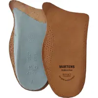 Martens Halve Leren Inlegzool met Schuimbed - Inplakzool - Ondersteunt de voet - Maat 43/46
