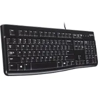 Logitech K120 USB QWERTY Italiaans Zwart