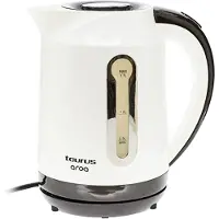 Taurus AROA, 1,7 liter, 2200 watt, wit, waterniveau-indicator, draadloos, filterfunctie