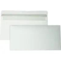 DULA EA5/6 Enveloppen - 110 x 220 mm - 250 Stuks - Zelfklevend met plakstrip - 80 gram -