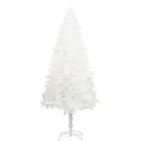 vidaXL Kunstkerstboom met levensechte naalden 180 cm wit