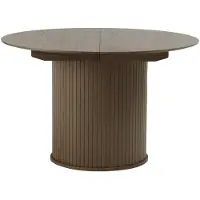 Giga Eettafel Nola Smoked Eiken Ø120-167cm - Living