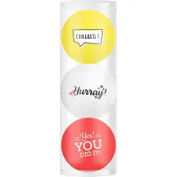 Legend Golfballen Gift Set Yes You Did It! - Hurray - Congrats!