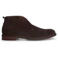 Van lier Bruine suède veterboots | Maat 45