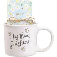 Kangaro Eccolo gifset - mok 580ml en notitieboekje - Hey there Sunshine - EC-HC102A