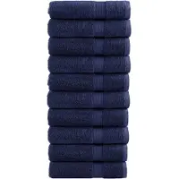 vidaXL Badhanddoeken SOLUND 10 st 600 g/m² 70x140 cm marineblauw