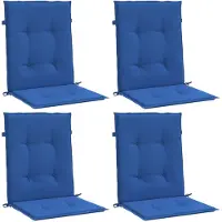 vidaXL Tuinstoelkussens 4 st 100x50x3 cm oxford stof koningsblauw