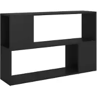 vidaXL Boekenkast 100x24x63 cm bewerkt hout zwart