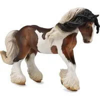 Collecta Figurine - Tinker Hengst Gevlekt - (Xl) - Paarden - Handgeschilderd - Miniatuur