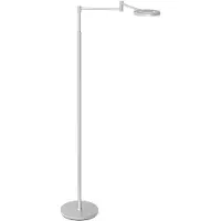 Steinhauer Vloerlamp Soleil 3515ST – Stalen draadloze LED leeslamp met accu en zwenkarm