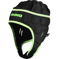 Rhino hoofdbeschermer Senator Jr polyester zwart/groen
