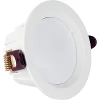 BES LED LED Downlight Lanar - Inbouw Rond 7W - Dimbaar - Natuurlijk 4000K - Mat Wit Aluminium Ø98mm