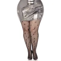 Leg avenue - Celestial Net panty - Zwart