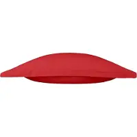 SENZA DONNA SENZATIONE 100% Katoen PERCALINE Uni 2x Oxford Kussenslopen met Volant 60x70+20+5 cm ROOD