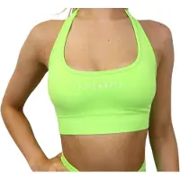 Fittastic Sportswear Open Back Bra - Lime Green