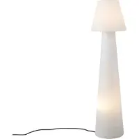 QAZQA Slimme buitenvloerlamp wit incl. LED A60 IP44 - Katrijn