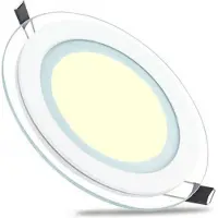 BES LED LED Downlight Slim - Inbouw Rond 15W - Warm Wit 3000K - Mat Wit Glas - Ø200mm