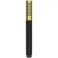 Boss & Wessing Staafhanddouche Trejo 1 Stand Geborsteld Messing / Mat Zwart
