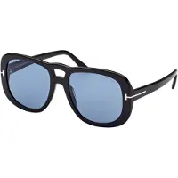 Tom Ford FT1012 01V Billie zwarte zonnebril