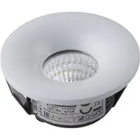 BES LED LED Veranda Spot Verlichting - Inbouw Rond 3W - Natuurlijk Wit 4200K - Mat Wit Aluminium - Ø48.5mm