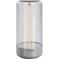 Sompex Tafellamp Pulse | Magnetische sfeerlamp| Zilver| indoor | outdoor | oplaadbaar | dimbaar