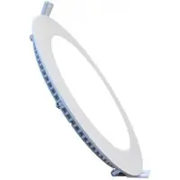 BES LED LED Downlight Slim Pro - Aigi - Inbouw Rond 12W - Helder/Koud Wit 6000K - Mat Wit - Ø170mm