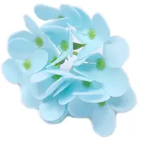 Ancient Wisdom 36x Ambachtelijke Zeep Bloem - Hyacint Knop - Baby Blauw
