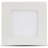 BES LED LED Downlight Slim - Viron Dunson - Inbouw Vierkant 24W - Warm Wit 3000K - Mat Wit - Aluminium - 300mm - SAMSUNG LEDs