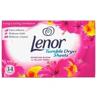 Lenor 2+2 Gratis: Droogtrommeldoekjes Sparkling Bloom 34 Stuks