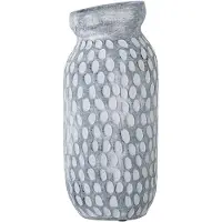 Bloomingville Jac Deco Vaas, Blauw, Keramiek