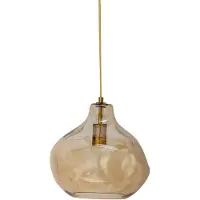 Creative Collection Azizi Hanglamp, Bruin, Glas
