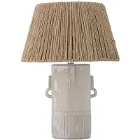 Bloomingville - Rama Tafellamp - Wit - Aardewerk