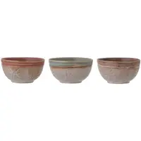 Creative Collection Aster Schaal, Bruin, Steengoed