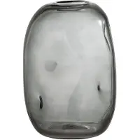 Bloomingville Vinda Vaas, Grijs, Glas