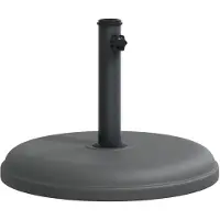 vidaXL Parasolvoet voor stokken van Ø32/35/38 mm 15 kg rond