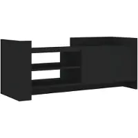 vidaXL Tv-meubel 100x35x40 cm bewerkt hout zwart