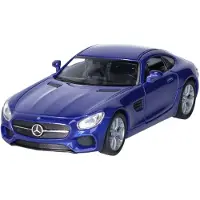 Welly Speelgoed Mercedes Benz auto - paars - die-cast metaal - 11 cm - Model AMG GT - Speelgoed auto's