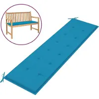 vidaXL Tuinbankkussen 180x50x3 cm oxford stof blauw